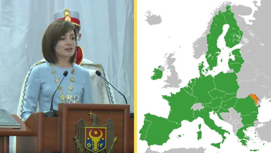 Moldavien röstade ja till EU