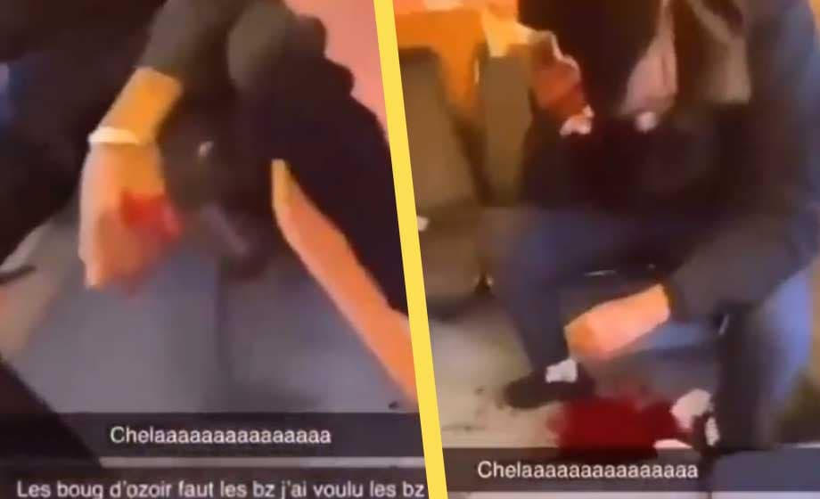 VIDEO: Flera skadade efter blodigt yxbråk på tåg &#8211; hand avhuggen